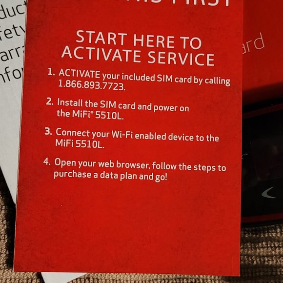 Verizon Jet Pack Hotspot Movil 4G LTE MiFi 5510L - Picture 9 of 10